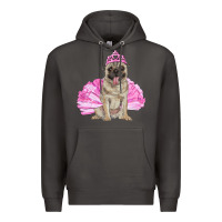 Smoke Balerina pug with tutu Premium Hoodie - RanaPortraitStore