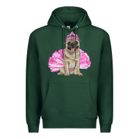 Sports Green Balerina pug with tutu Premium Hoodie - RanaPortraitStore