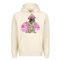 Tofu Balerina pug with tutu Premium Hoodie - RanaPortraitStore