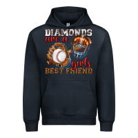 Navy diamonds are a girls best friend baseball Urban Hoodie - texasbilliewilder