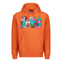 Carrot mermaid coffee cups Premium Hoodie - Zillion Design Studio
