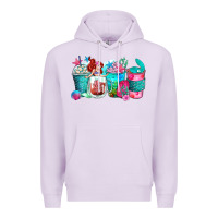 Lilac mermaid coffee cups Premium Hoodie - Zillion Design Studio