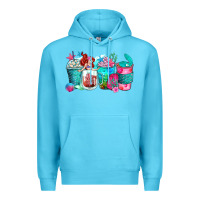 Ocean Blue mermaid coffee cups Premium Hoodie - Zillion Design Studio