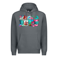 Rock mermaid coffee cups Premium Hoodie - Zillion Design Studio