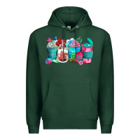 Sports Green mermaid coffee cups Premium Hoodie - Zillion Design Studio