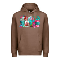 Chestnut mermaid coffee cups Premium Hoodie - Zillion Design Studio