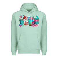 Seafoam mermaid coffee cups Premium Hoodie - Zillion Design Studio