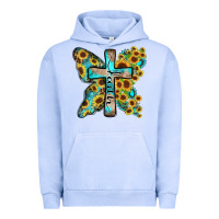 Pigment Grape Ice faith sunflower cross Urban Hoodie - Zillion Design Studio