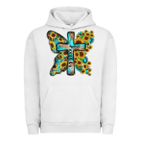 Pigment Lunar Rock faith sunflower cross Urban Hoodie - Zillion Design Studio