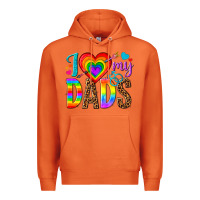Carrot i love my dads Premium Hoodie - texasbilliewilder