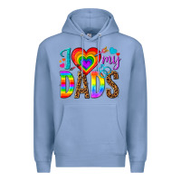 Colony Blue i love my dads Premium Hoodie - texasbilliewilder