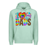 Seafoam i love my dads Premium Hoodie - texasbilliewilder