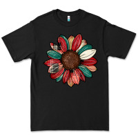 Black Christmas sunflower Premium Tee - CowhideDigitalArt