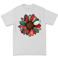Dove Grey Christmas sunflower Premium Tee - CowhideDigitalArt