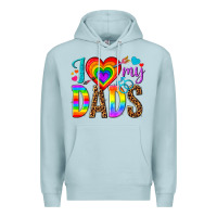 Blue Mist i love my dads Premium Hoodie - texasbilliewilder