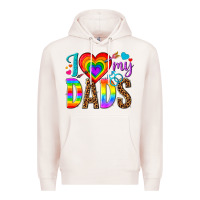 Pale Pink i love my dads Premium Hoodie - texasbilliewilder