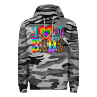 Slate Camo i love my dads Premium Hoodie - texasbilliewilder