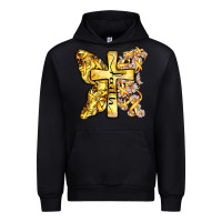 Black faith child cancer cross Urban Hoodie - Zillion Design Studio