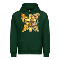 Forest Green faith child cancer cross Urban Hoodie - Zillion Design Studio