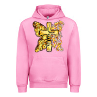 Fuchsia Pink faith child cancer cross Urban Hoodie - Zillion Design Studio