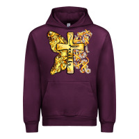 Mauve Wine faith child cancer cross Urban Hoodie - Zillion Design Studio