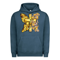 Pigment Midnight Navy faith child cancer cross Urban Hoodie - Zillion Design Studio