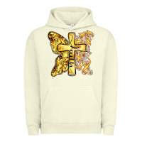 Pigment Pistachio faith child cancer cross Urban Hoodie - Zillion Design Studio
