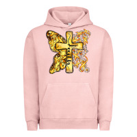 Pigment Salmon faith child cancer cross Urban Hoodie - Zillion Design Studio