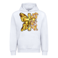 White faith child cancer cross Urban Hoodie - Zillion Design Studio