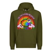 Army Green i m the rainbow sheep of my family pride lgbtq Premium Hoodie - texasbilliewilder