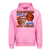 Diamonds Are A Girls Best Friend Basketball Urban Hoodie | Teevron