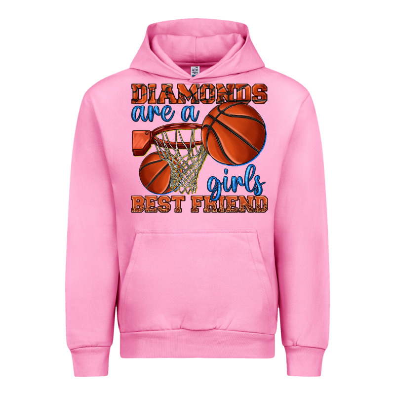 Diamonds Are A Girls Best Friend Basketball Urban Hoodie by texasbilliewilder | Teevron