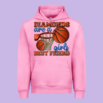 Urban Hoodie diamonds are a girls best friend basketball