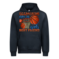 Navy diamonds are a girls best friend basketball Urban Hoodie - texasbilliewilder
