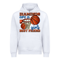White diamonds are a girls best friend basketball Urban Hoodie - texasbilliewilder