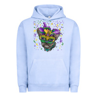 Pigment Grape Ice Mardi gras mask french bulldog Urban Hoodie - RanaPortraitStore