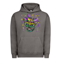 Pigment Tornado Mardi gras mask french bulldog Urban Hoodie - RanaPortraitStore