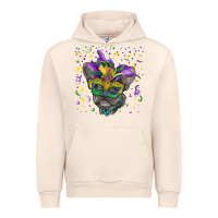 Sandshell Mardi gras mask french bulldog Urban Hoodie - RanaPortraitStore