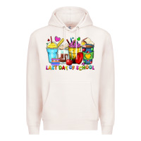 Pale Pink last day of school coffee cups Premium Hoodie - Zillion Design Studio