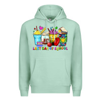 Seafoam last day of school coffee cups Premium Hoodie - Zillion Design Studio