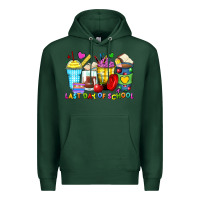 Sports Green last day of school coffee cups Premium Hoodie - Zillion Design Studio