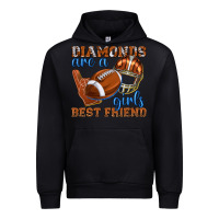 Black diamonds are a girls best friend football Urban Hoodie - texasbilliewilder