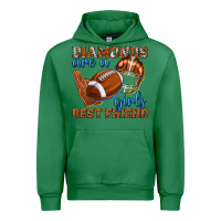 Emerald diamonds are a girls best friend football Urban Hoodie - texasbilliewilder
