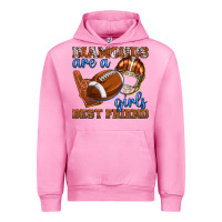 Fuchsia Pink diamonds are a girls best friend football Urban Hoodie - texasbilliewilder