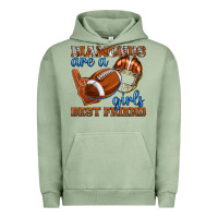 Pigment Oil Green diamonds are a girls best friend football Urban Hoodie - texasbilliewilder