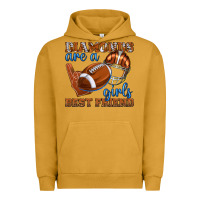 Pigment Peanut Butter diamonds are a girls best friend football Urban Hoodie - texasbilliewilder