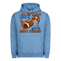 Pigment Pebble Blue diamonds are a girls best friend football Urban Hoodie - texasbilliewilder