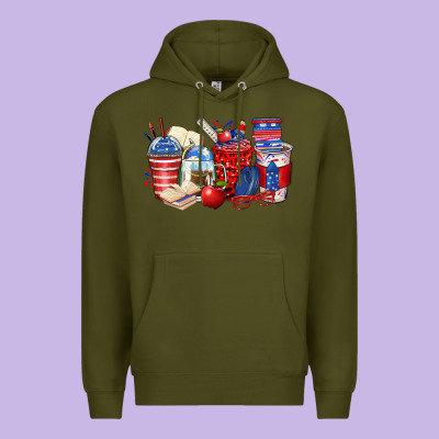 4th Of July Teacher Coffee Cups Premium Hoodie Designed By Zillion Design Studio