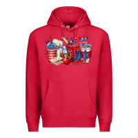 Cardinal 4th of july teacher coffee cups Premium Hoodie - Zillion Design Studio