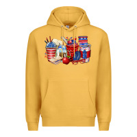 Mustard 4th of july teacher coffee cups Premium Hoodie - Zillion Design Studio